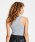 Фото #2 товара Women's Sleeveless Metallic Tank Top, Created for Macy's