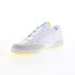 Фото #7 товара Reebok Club C 85 Prince Mens White Leather Lace Up Lifestyle Sneakers Shoes