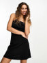 ONLY exclusive mini cami sundress in black