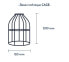 Фото #13 товара Плафон декоративный Hoopzï retro Lampenschirm Cage для Bala Hang