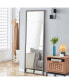 Eco-Friendly Solid Wood Wall Mirror with Easy Assembly