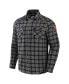 Men's NFL x Darius Rucker Collection by Gray Cincinnati Bengals Flannel Long Sleeve Button-Up Shirt