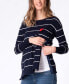 ფოტო #2 პროდუქტის Women's Maternity Mama Mini Nautical Cotton Sweaters