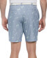 ფოტო #2 პროდუქტის Men's Active Waistband Flamingo Print 8" Golf Shorts