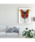 Фото #3 товара Fab Funky Mannequin, Red and Yellow Butterfly Canvas Art - 27" x 33.5"