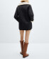 Фото #2 товара Women's Faux Shearling Lining Coat