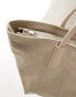 Фото #4 товара Bershka everyday large tote bag in sand