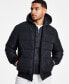 ფოტო #1 პროდუქტის Men's Hooded Puffer Bomber Jacket