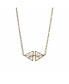 Фото #1 товара Double Triangle Pearl Chocker Necklace