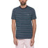Фото #1 товара ORIGINAL PENGUIN Coolmax Ao Jacquard Stripe short sleeve T-shirt