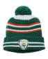 Фото #1 товара Men's Green Ireland National Team Bobble Fleece Cuffed Knit Hat with Pom