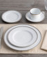 Whiteridge Platinum Set Of 4 Saucers, 6"