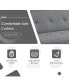 Фото #11 товара Диван-кровать Costway с функцией трансформации в кресло с USB-портами и розеткой