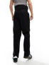 Фото #7 товара ASOS DESIGN smart wide leg paperbag trousers in black