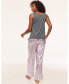 ფოტო #5 პროდუქტის Women's Alania Pajama Tank & Pants Set