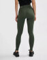 Hummel – Leggings in Khaki Bergsteiger-Efeu, S - Waist 72 - фото #3