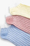 Kadın 3-pack Multicolor Textured Bootie Socks Set