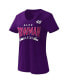 ფოტო #1 პროდუქტის Women's Purple Alex Bowman Dream Team V-Neck T-shirt