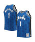 Men's Tracy McGrady Blue Orlando Magic Big and Tall 2000-01 Hardwood Classics Swingman Jersey