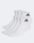 Фото #1 товара adidas Performance cushioned Sportswear 6 pack ankle socks in white