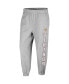 Women's Gray Distressed Minnesota Vikings Double Pro Harper Jogger Sweatpants