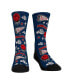 Men's and Women's Socks Gonzaga Bulldogs Smiley Stickers Crew Socks