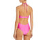 Фото #2 товара Jade Swim Womens Layla Cutout One Piece Swimsuit Pink Size Large 303945