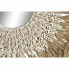 Фото #2 товара Настенное зеркало DKD Home Decor Натуральный Белый Раковины (55 x 2,5 x 55 cm)