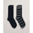 GANT Bar And Solid socks 2 pairs