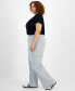 Trendy Plus Size Cargo Sweatpants