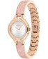 Часы COACH Chelsea Gold-Tone Light Pink C Watch 27mm