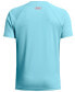 ფოტო #2 პროდუქტის Big Boys Tech Split Wordmark Graphic Short-Sleeve T-Shirt