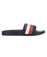 ფოტო #2 პროდუქტის Men's Rozi Global Stripe Branding Pool Slide Sandals