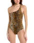 Фото #1 товара Melissa Odabash Palermo One-Shoulder One-Piece Women's Brown 40