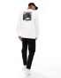 Фото #3 товара The North Face Camping retro back graphic sweatshirt in white Exclusive at ASOS