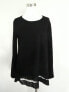 Фото #3 товара Style & Co Women's Scope Neck Lace Mesh Hem Crochet Sweater Black M