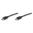 Techly ICOC-DSP-A-020 - 2 m - DisplayPort - DisplayPort - Male - Male - Black