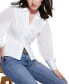 ფოტო #3 პროდუქტის Women's Amara Pleated-Sleeve Shirt