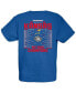 Фото #4 товара Big Boys Royal Kansas Jayhawks 2022 NCAA Men's Basketball National Champions Bracket T-shirt