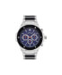 ფოტო #2 პროდუქტის Men's Brushed Silver-Tone Metal Bracelet Watch 52mm