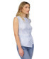 ფოტო #3 პროდუქტის Petite Printed Twist-Front Top