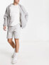 COLLUSION shorts in grey marl