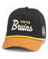 ფოტო #1 პროდუქტის Men's Black/Gold Boston Bruins Roscoe Washed Twill Adjustable Hat