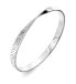 Charming silver solid bracelet with diamond Quest DC168