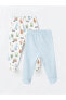 Фото #1 товара LCW baby Beli Lastikli Erkek Bebek Pijama Alt 2'li