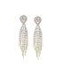 Women's Silver Embellished Drop Earrings