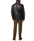 Men's Wollman Smooth Leather Racer Jacket with Removable Interior Bib