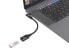 Фото #4 товара Conceptronic Adapter USB-C -> USB-A 3.0 OTG 90° schwart - Adapter