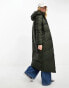 Фото #4 товара Vero Moda longline maxi padded coat in khaki