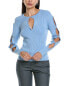 Фото #1 товара Bcbgmaxazria Cutout Sweater Women's